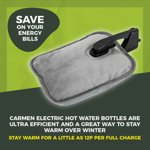 Carmen Grey Rechargeable Hot Water Bottle